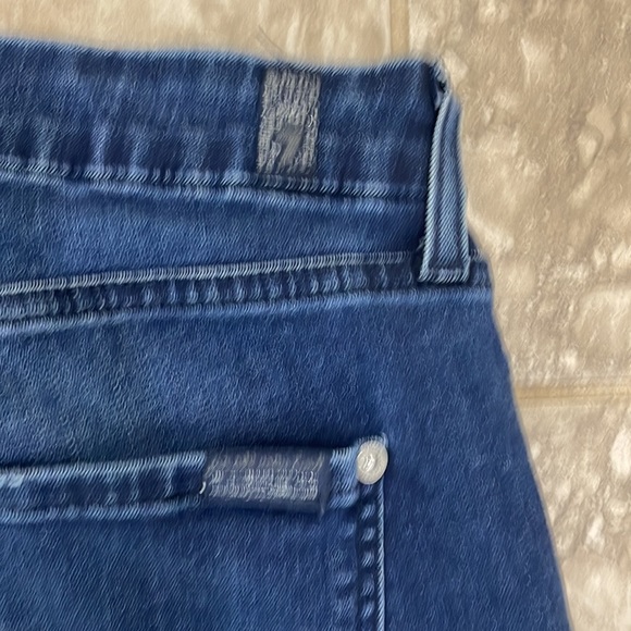 7 for all mankind Women’s B(Air) Authentic Denim Ankle Skinny Sz 34 - Picture 8 of 15